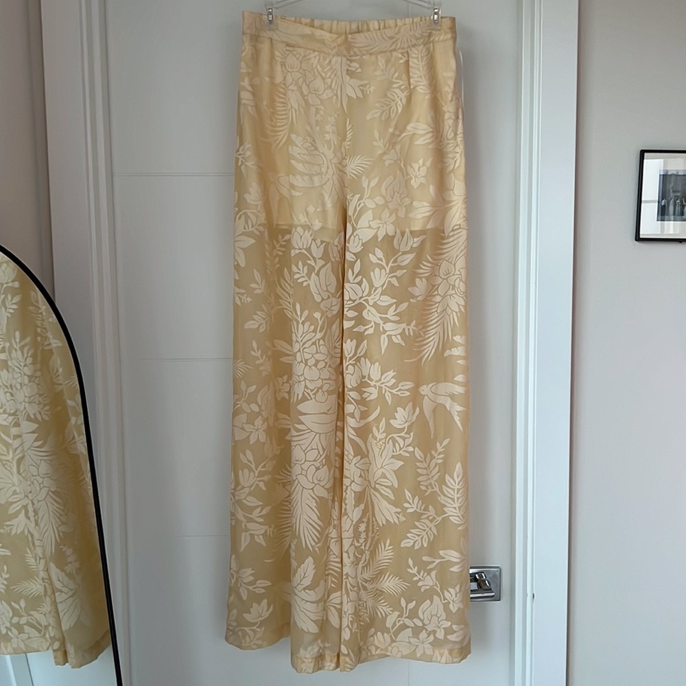 Runway Scout - Sheer Pants with Built-in White Shorts